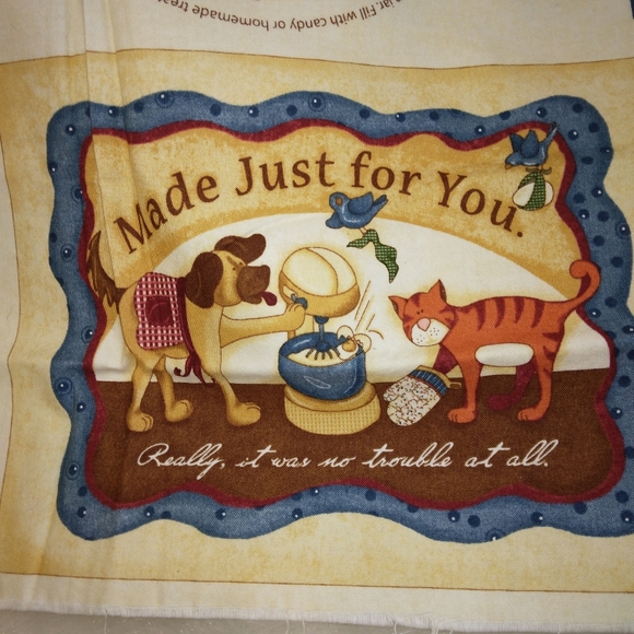 FABRIC Kelly's Sweet Treats DSN# 32184 Fun Kitchen accessory printed panel - Picture 2 of 13